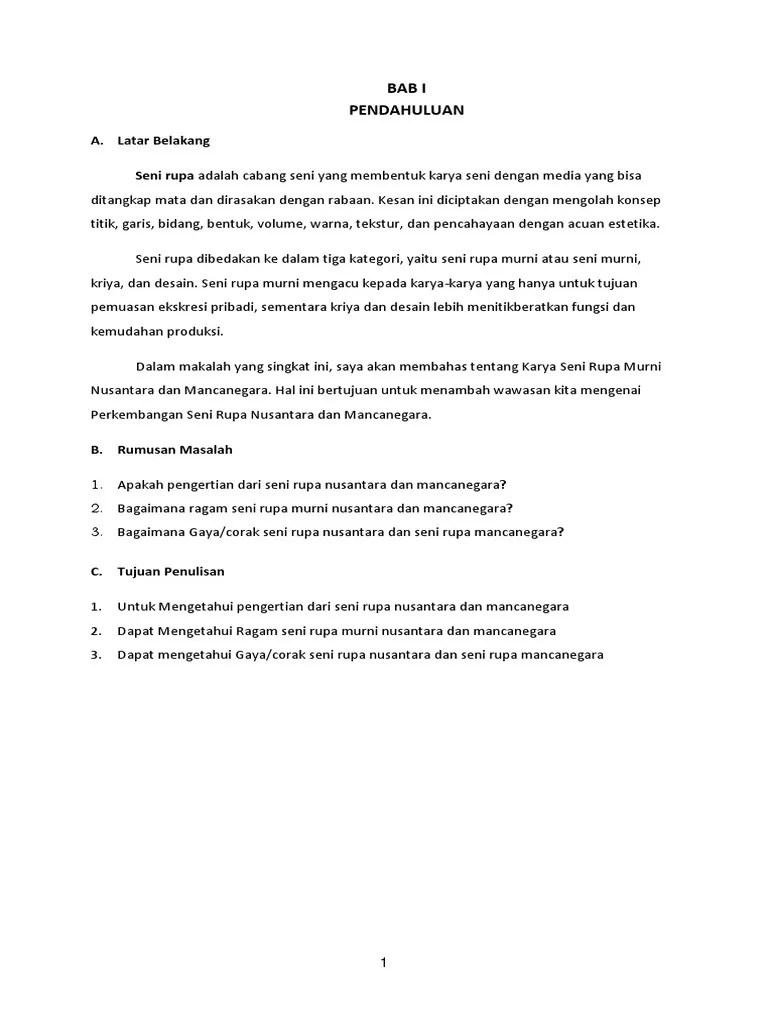 Makalah Seni Rupa | PDF