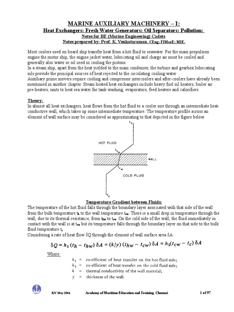 BE. Heat Exchangers. PDF Heat Exchanger Leak