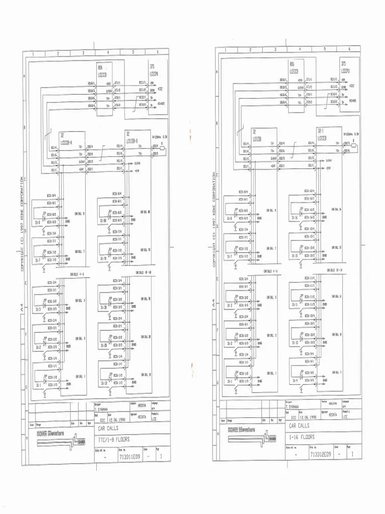 Kone Wiring Diagram PDF | PDF