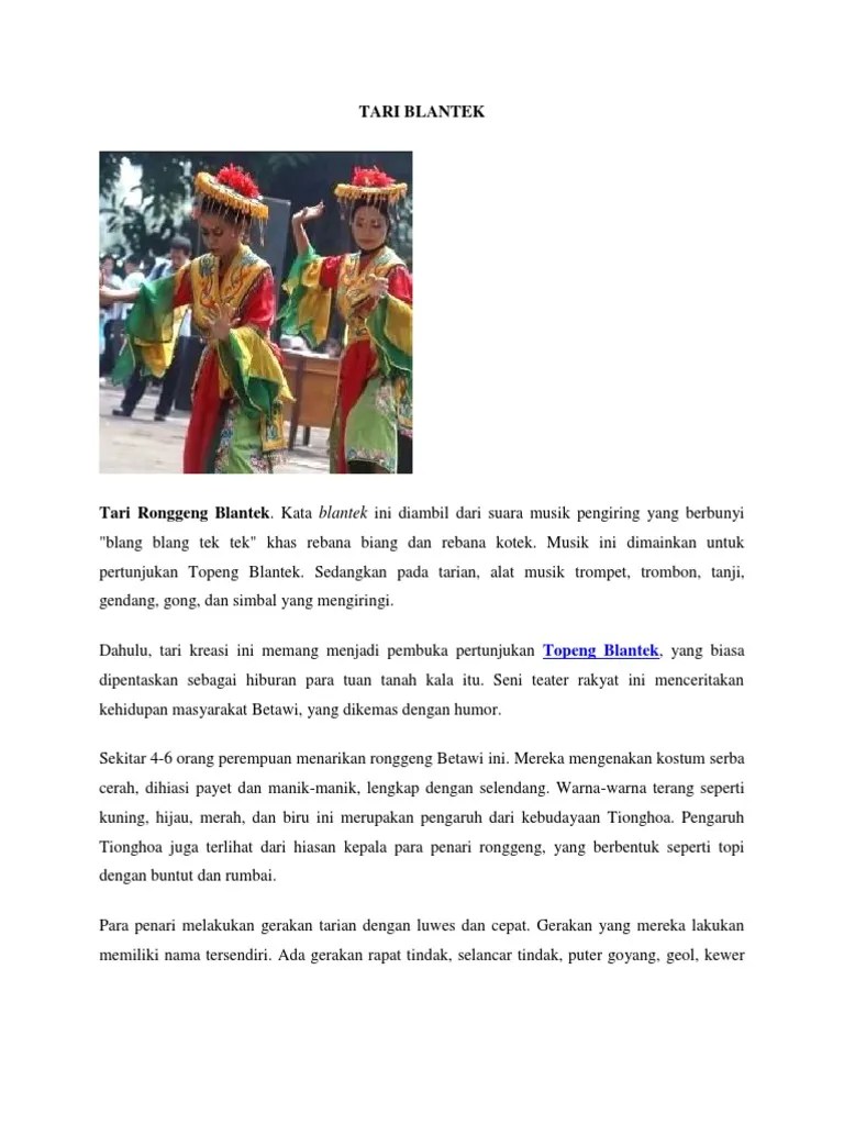 Tari Blantek | PDF