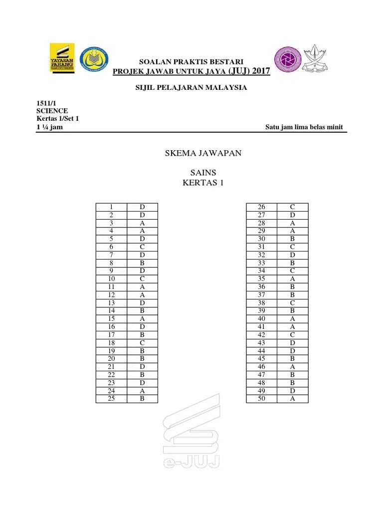 Soalan Sebenar Sains Spm 2017 Rass Naa