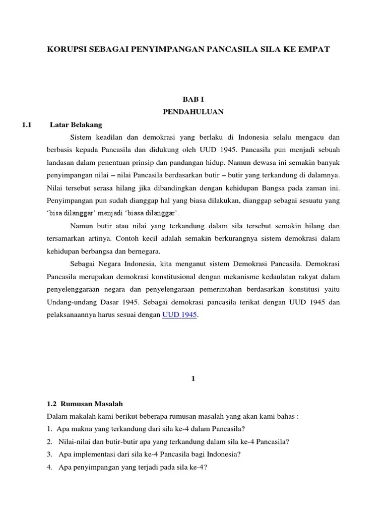 Contoh Kasus Penyimpangan Terhadap Nilai Nilai Pancasila - Temukan Contoh