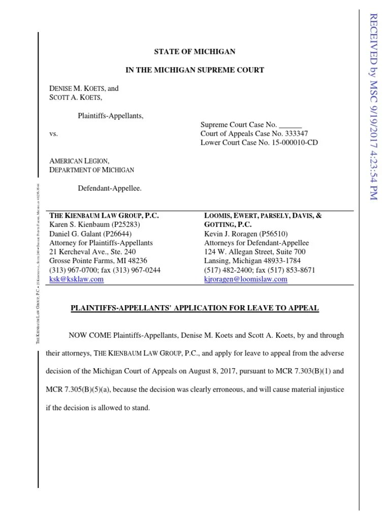 Appeal (09.19.17) Summary Judgment Appeal