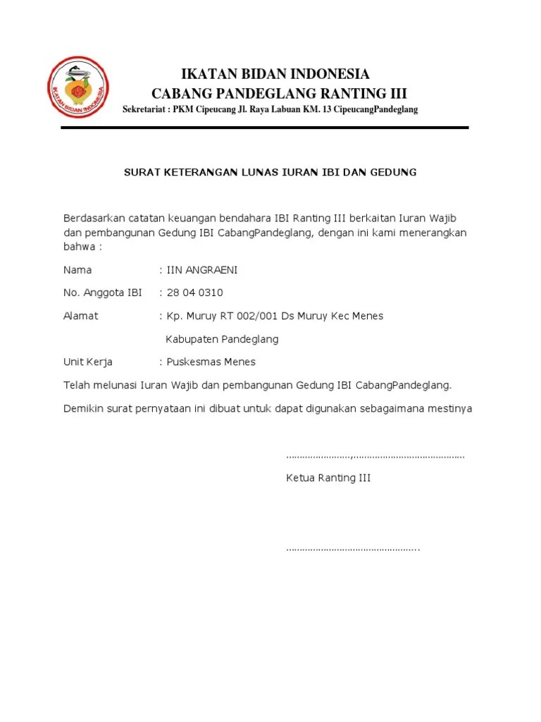 16 Contoh Surat Keterangan Lunas Administrasi Pelajari juga cara cek saldo klaim pencairan BPJS Ketenagakerjaan.