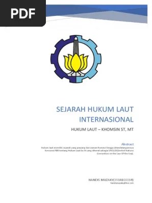 Sejarah Hukum Laut Internasional | PDF