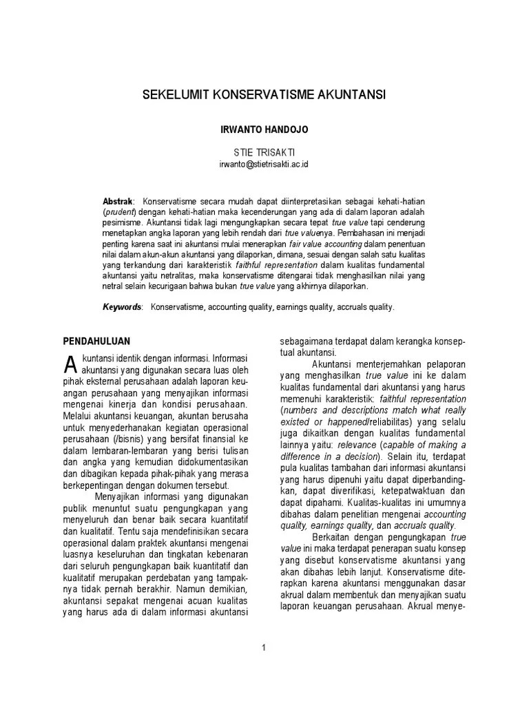 KONSERVATISME AKUNTANSI PDF