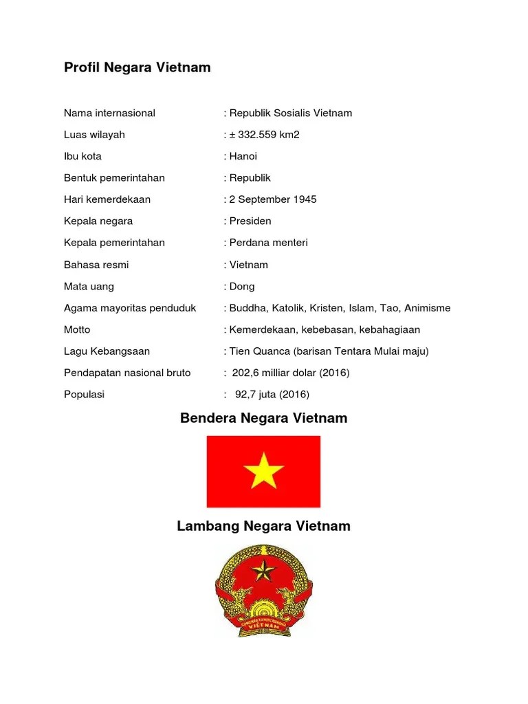 Profil Negara Vietnam | PDF