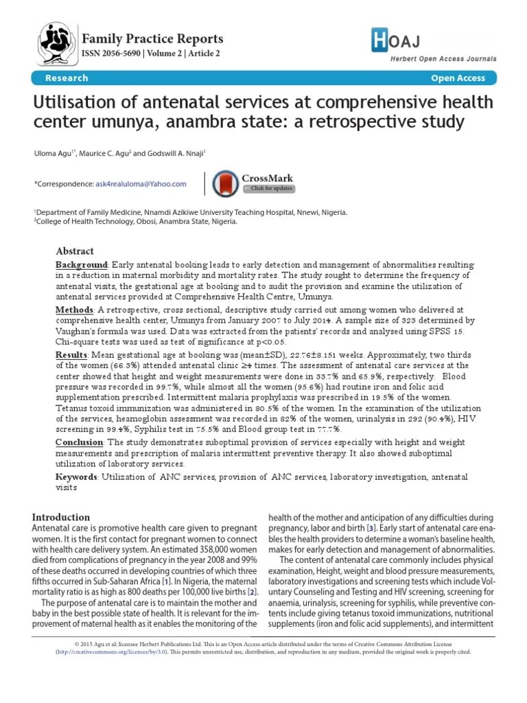 ANC III.pdf Low Birth Weight Preventive Healthcare