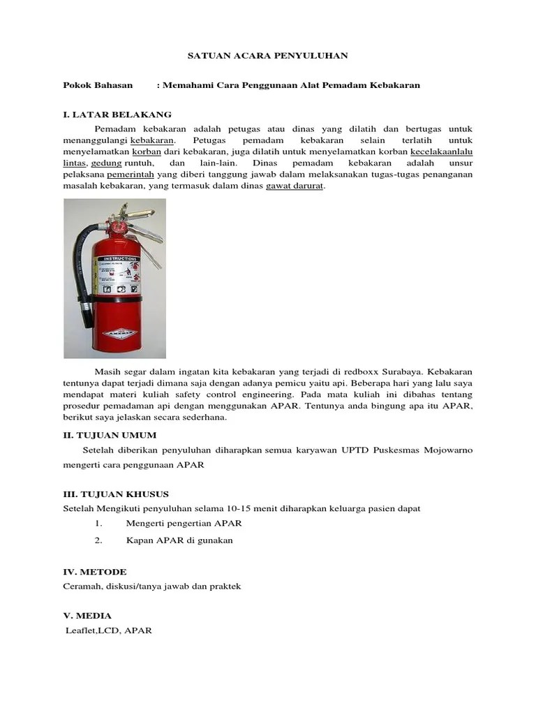 Sap Apar Benar | PDF