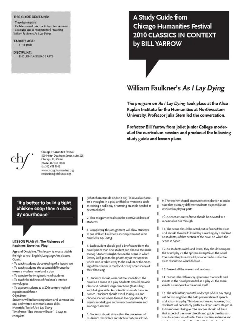 As I Lay Dying PDF PDF