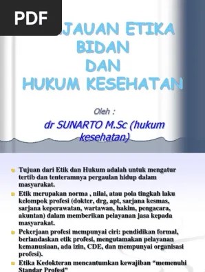 ETIKA Hukum Kesehatan Pasca | PDF