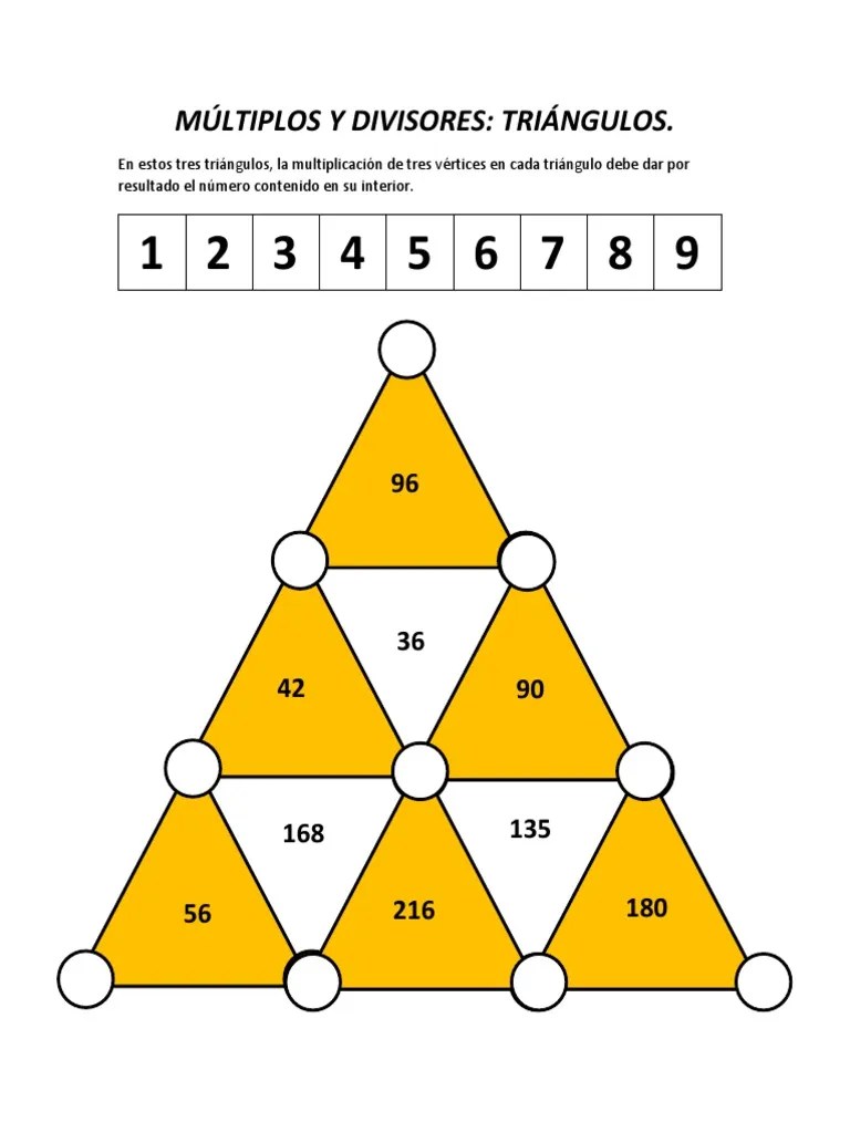 triangulos numericos
