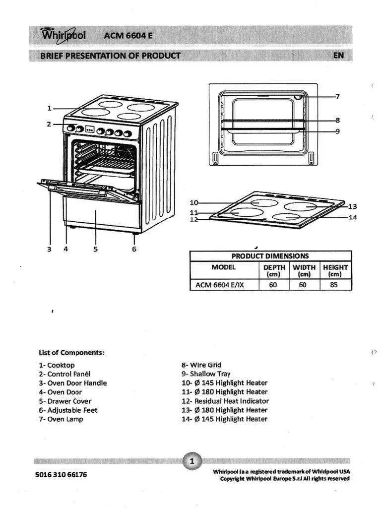 User manual Whirlpool WFE525S0JZ (English 64 pages)