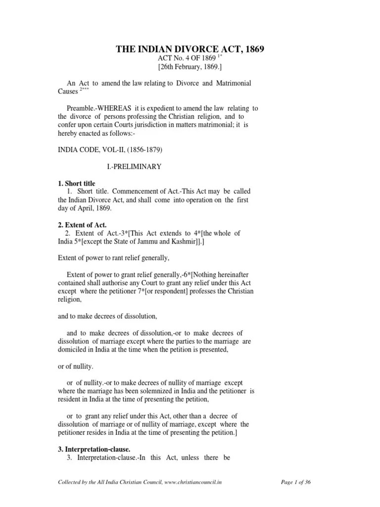 INDIANDIVORCEACT1869 (1).pdf Annulment Adultery