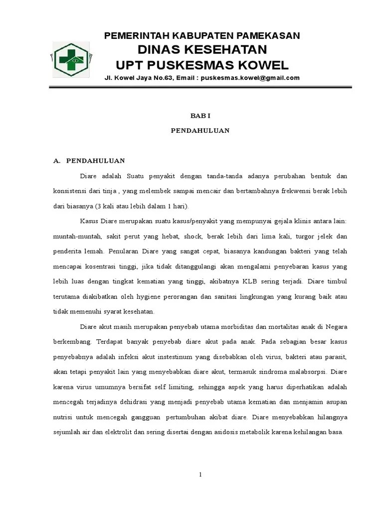 Dinas Kesehatan Upt Puskesmas Kowel: Pemerintah Kabupaten Pamekasan | PDF