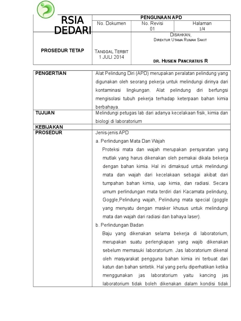 Jelaskan Alat Pelindung Diri Bagi Seorang Pekerja Berbagai Alat