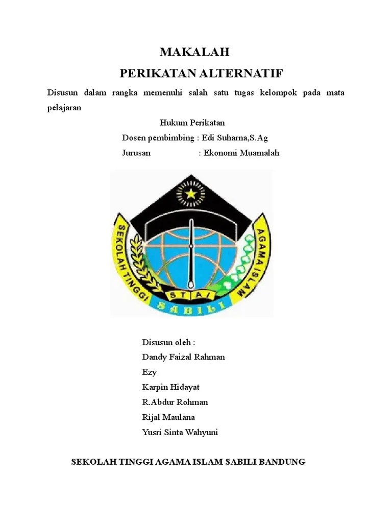 Tugas Makalah Hukum Perikatan | PDF
