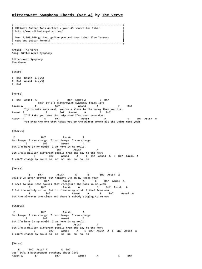 BitterSweet Symphony PDF