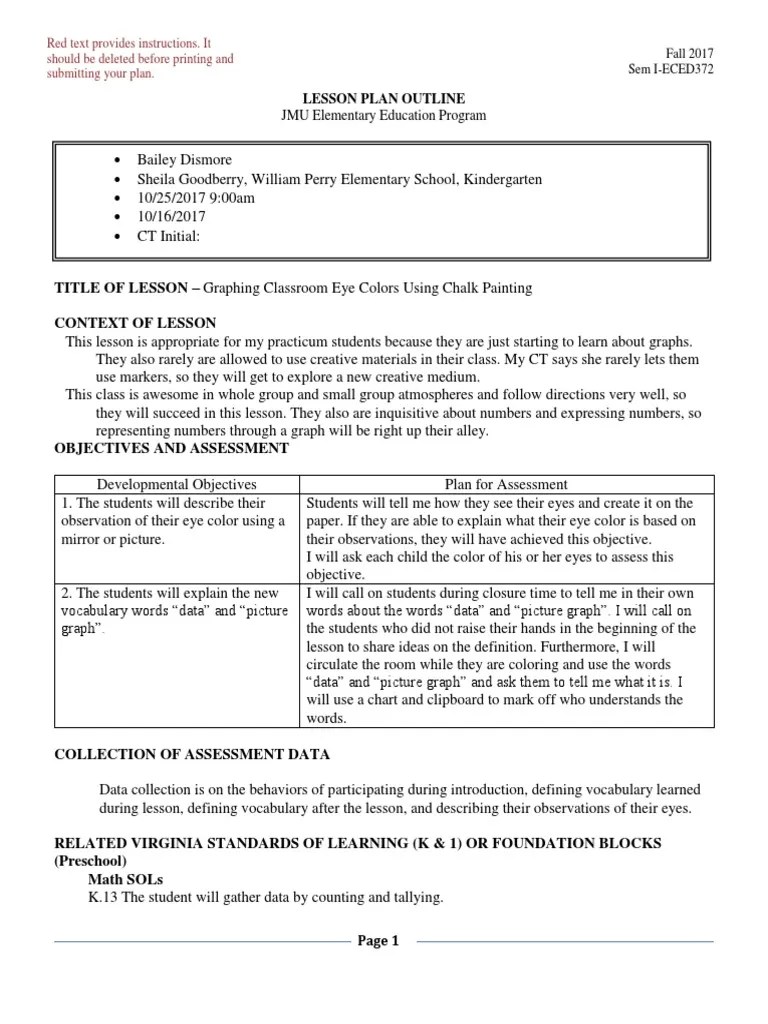 Lesson Plan Creative Art PDF Educational Assessment Classroom