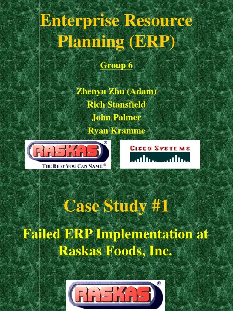 ERP_other Case Studies Cisco Systems Enterprise Resource Planning