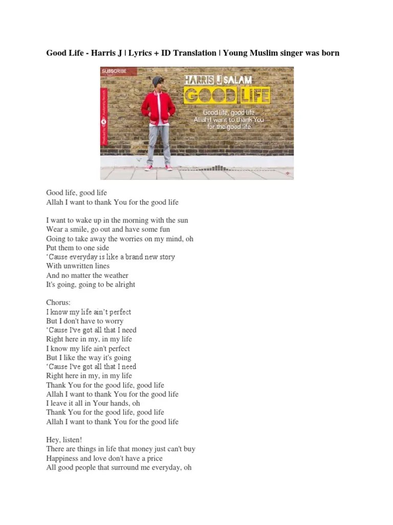 Download Lagu Harris J You Are My Life Lirik