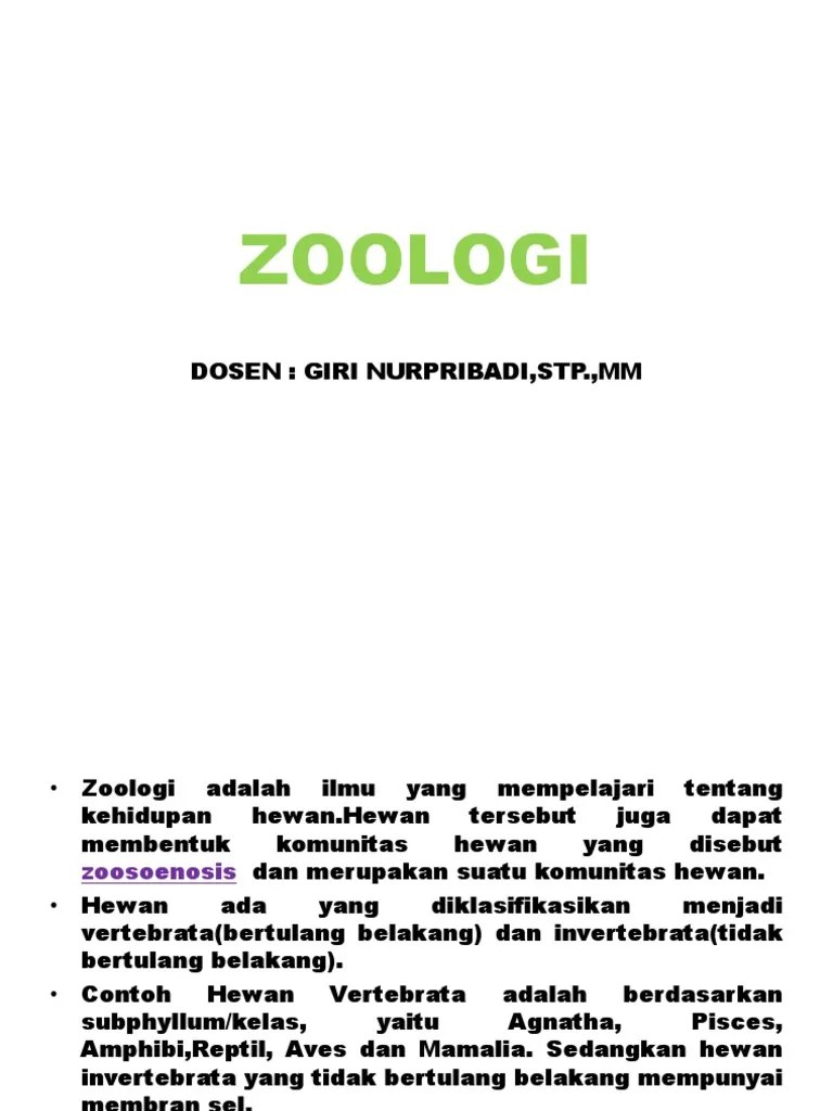 Bab V Zoologi | PDF