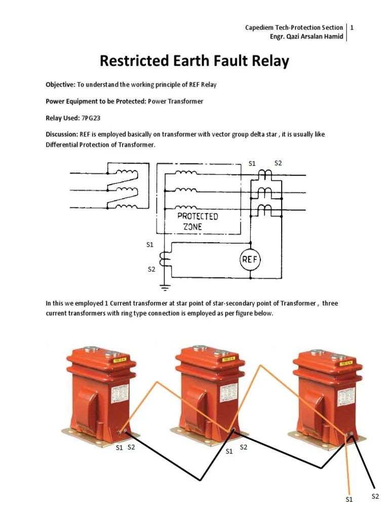 Understanding the Working Principle and Application of Restricted Earth Fault Relay Protection