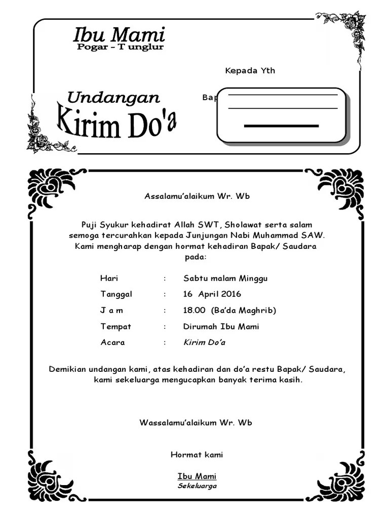 Frame Undangan Surat Undangan Bingkai Undangan Bingkai undangan