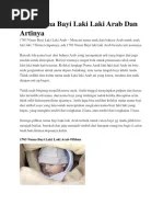 1240 Nama Bayi Laki Laki Jawa Lengkap | PDF