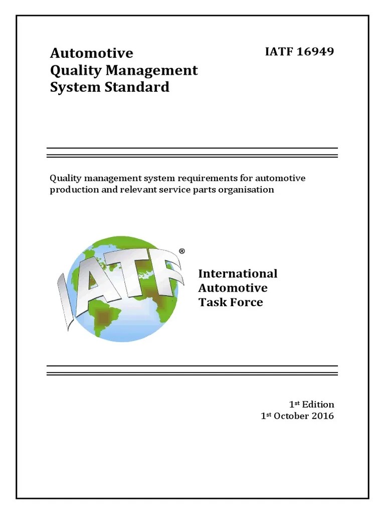 IATF 169492016 soft copy.pdf Iso 9000 Production And Manufacturing