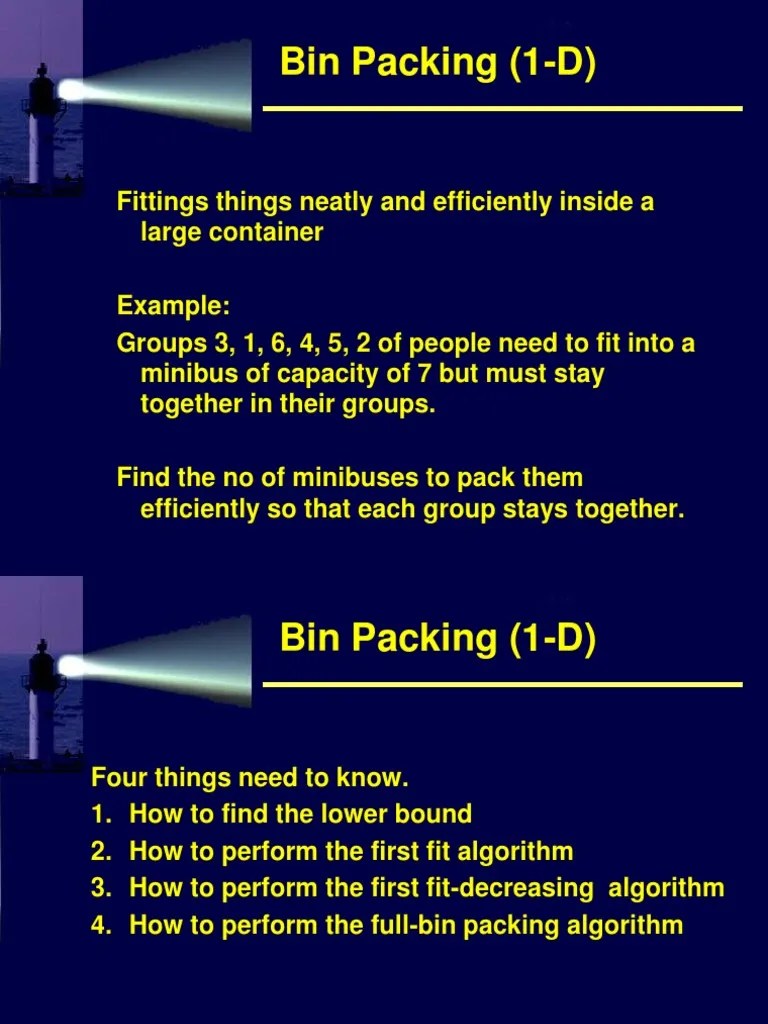 Bin Packing PDF Mathematical Optimization Theoretical Computer