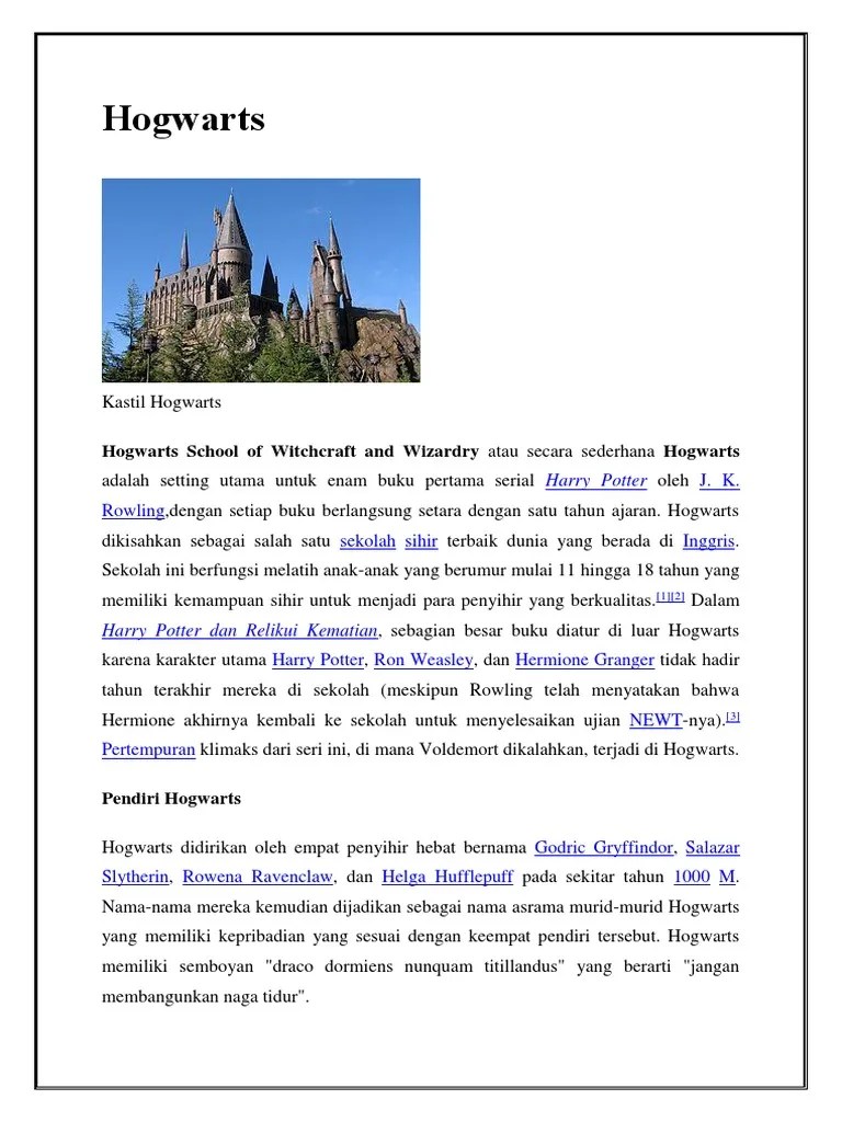 Hogwarts | PDF