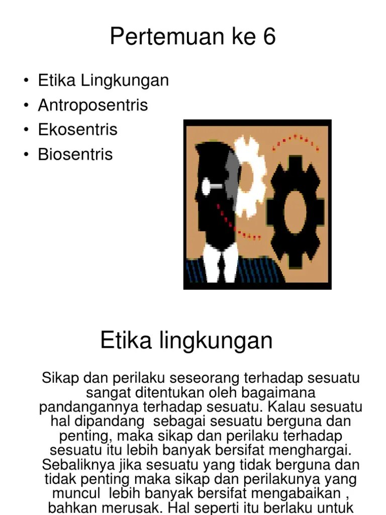 Etika Lingkungan | PDF