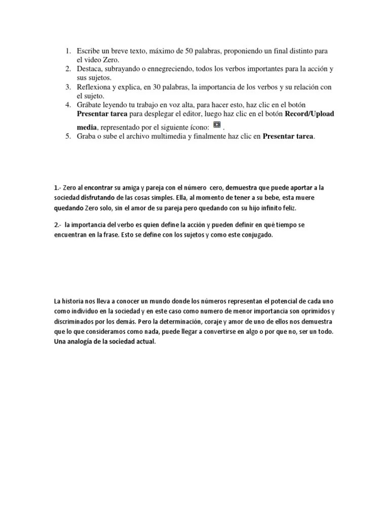 Escribe un breve texto.docx Verbo