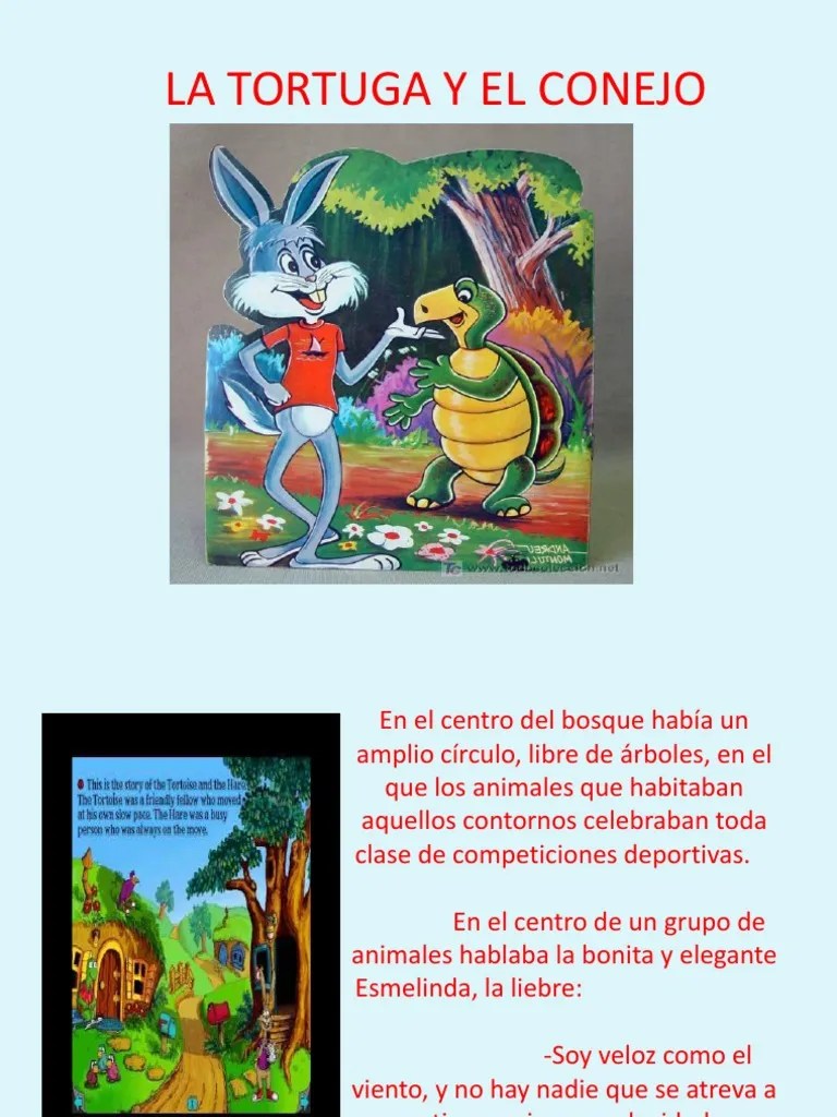 Fabula La Tortuga y El Conejo Ocio