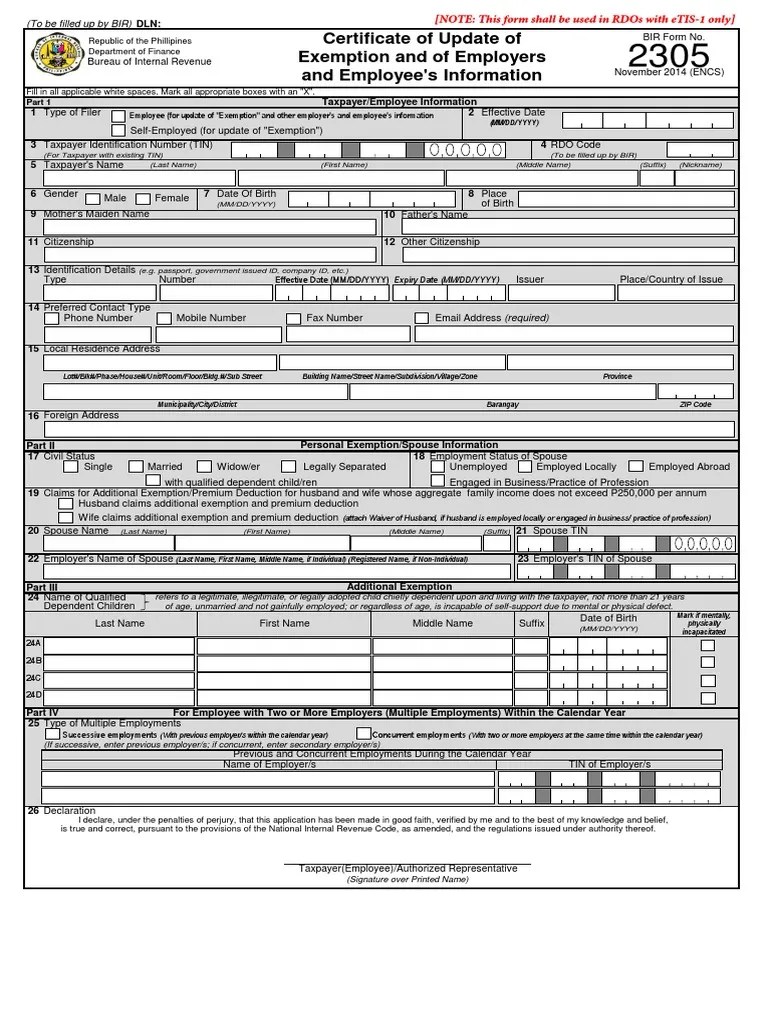 Form 2305 Notary Name Change New York Printable Printable Forms Free