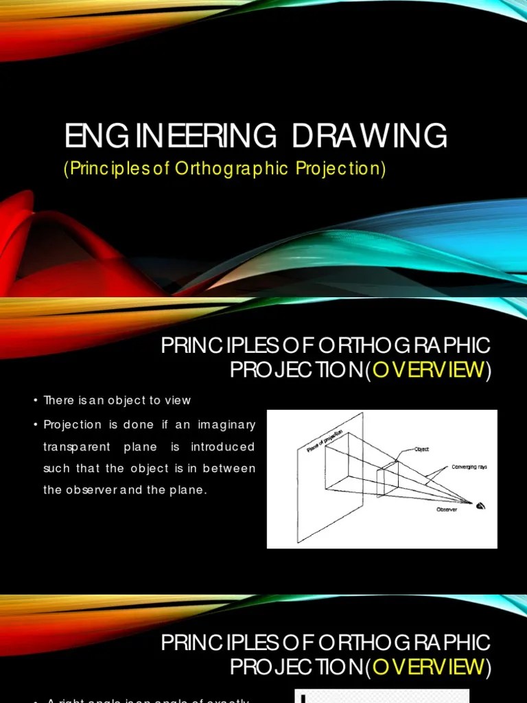 002 Principles of Orthographic Projection MN112 PDF PDF Space