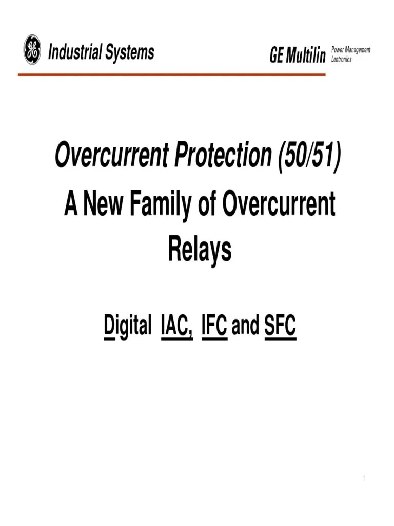 Overcurrent Protection | Relay | Electricity