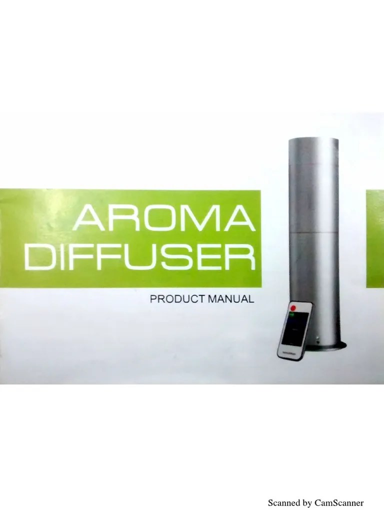 Aroma Diffuser Manual PDF