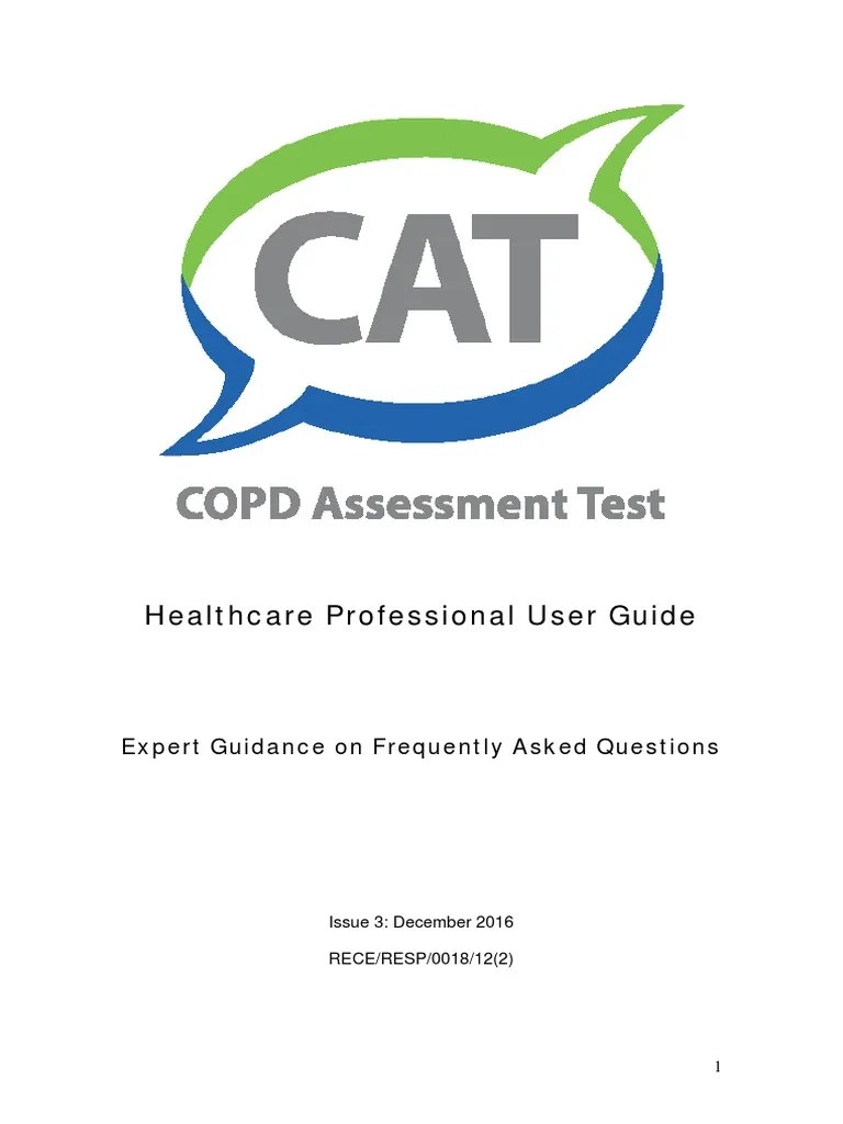 PPOK CAT SCORE Chronic Obstructive Pulmonary Disease Medical Diagnosis