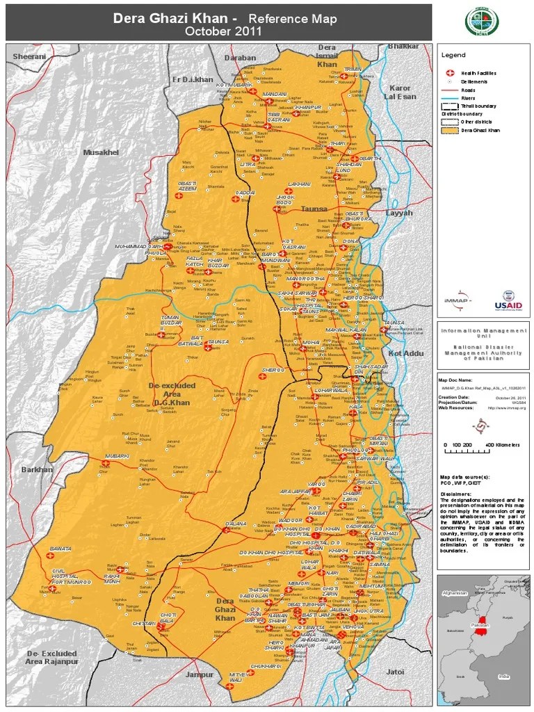 Karor Lal Esan Map Reference Map October 2011 Sheerani Karor Lal Esan Bhakkar Daraban