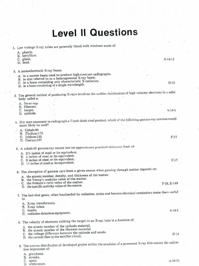 Asnt-Level II RT | PDF