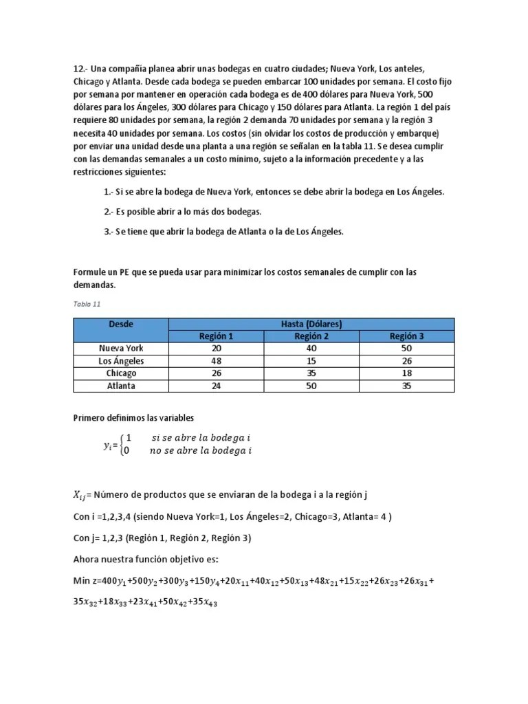 Investigacion de Operaciones