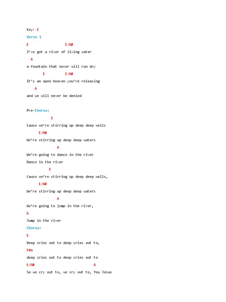 Deep Cries Out Song Structure Theology