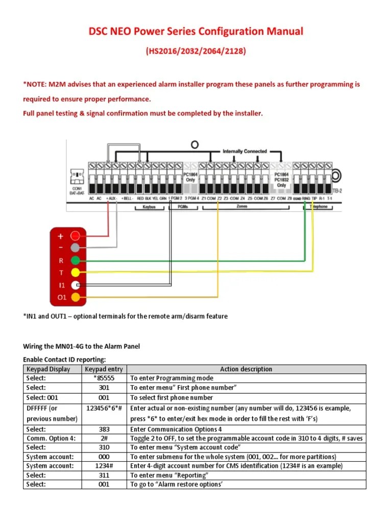 DSC NEO Programming Manufactured Goods Computer Engineering