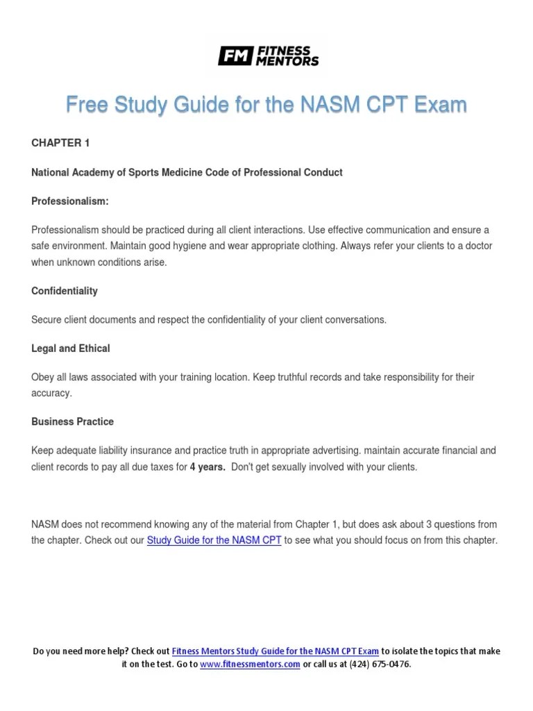 Nasm Study Guide PDF 2016 Nasm Cpt Bone Anatomical Terms Of Motion
