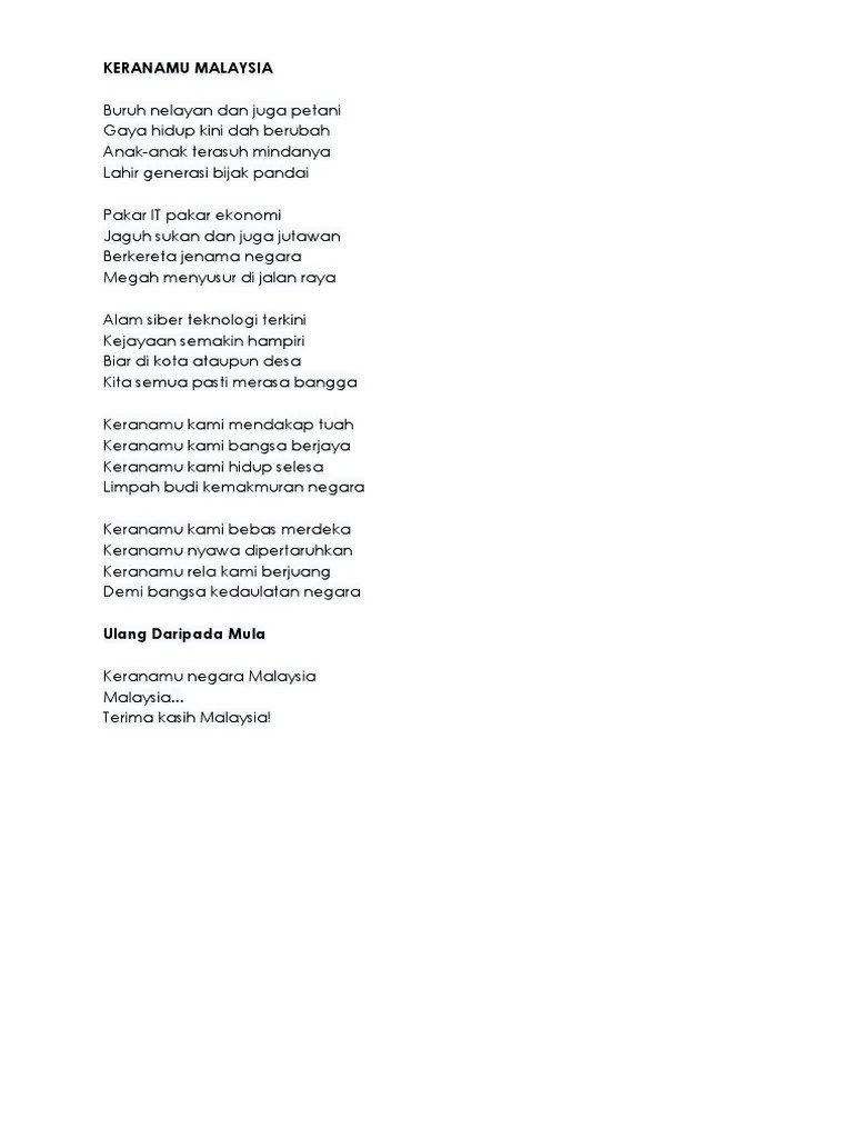 lirik lagu negaraku faizal tahir Chloe Miller