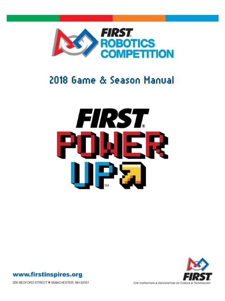 2018 Frc Game Season Manual Technology