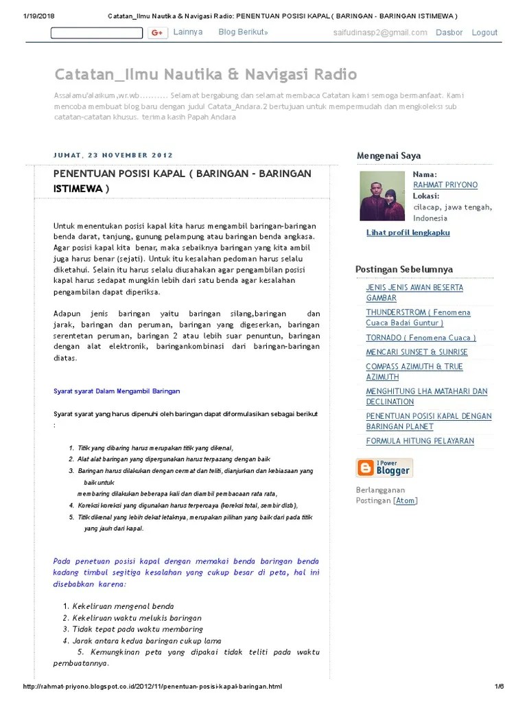 Gambar Baringan-Baringan Kapa | PDF