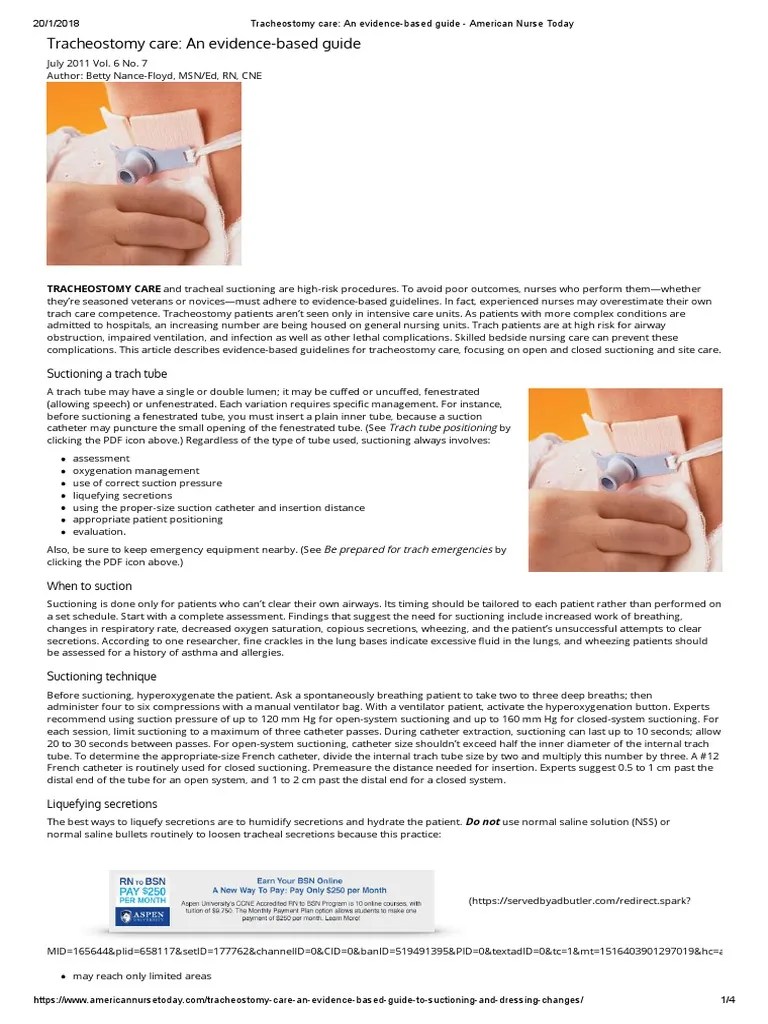 Tracheostomy Care_ an Evidencebased Guide American Nurse Today